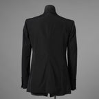 新品 JULIUS ユリウス / 26SS Tailored Jacket NYLON/COTTON GROSGRAIN テーラードジャケット / 937JAM1 / size 2 (BLACK) 123012-alm