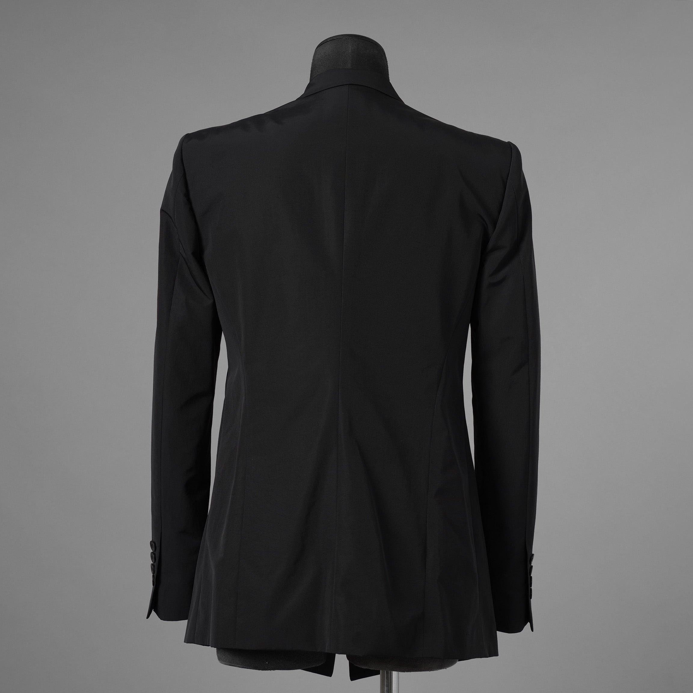 新品 JULIUS ユリウス / 26SS Tailored Jacket NYLON/COTTON GROSGRAIN テーラードジャケット / 937JAM1 / size 2 (BLACK) 123012-alm