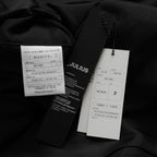 新品 JULIUS ユリウス / 26SS Tailored Jacket NYLON/COTTON GROSGRAIN テーラードジャケット / 937JAM1 / size 2 (BLACK) 123012-alm