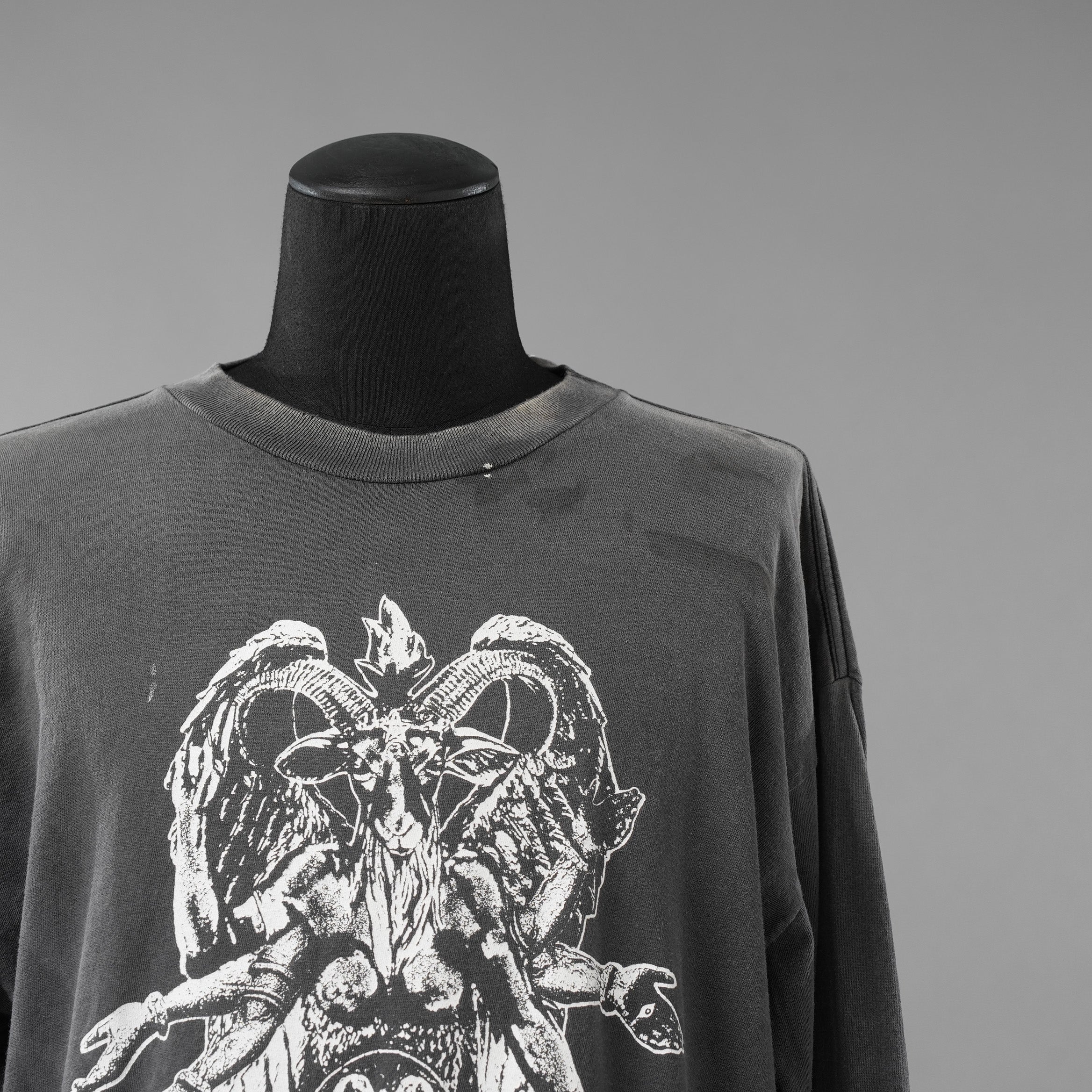 未使用 SAINT Mxxxxxx セント マイケル / 25AW LS TEE / HEAVY WEIGHT / 長袖Tシャツ / SM-HR1-0000-033 / size L (BLACK)