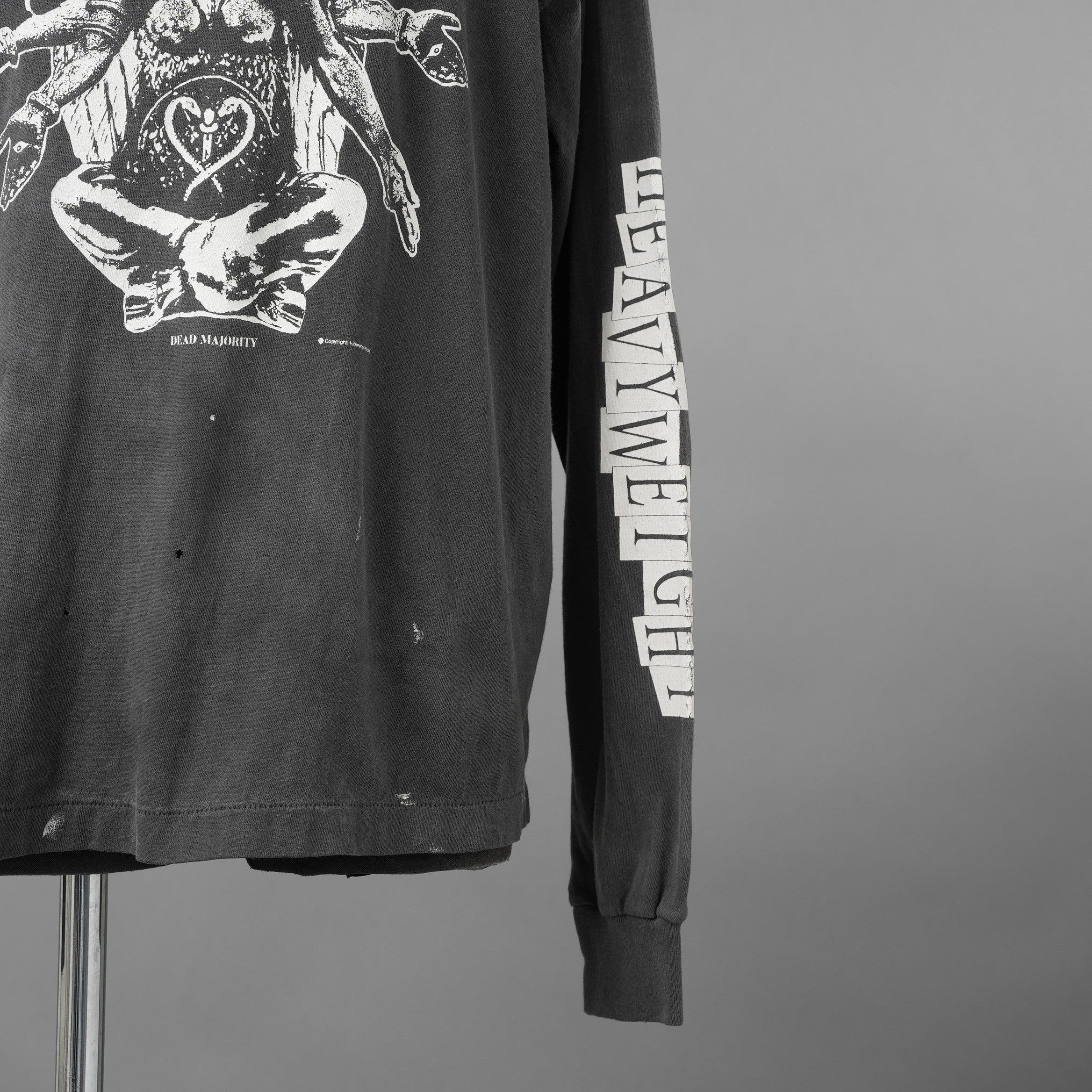 未使用 SAINT Mxxxxxx セント マイケル / 25AW LS TEE / HEAVY WEIGHT / 長袖Tシャツ / SM-HR1-0000-033 / size L (BLACK)