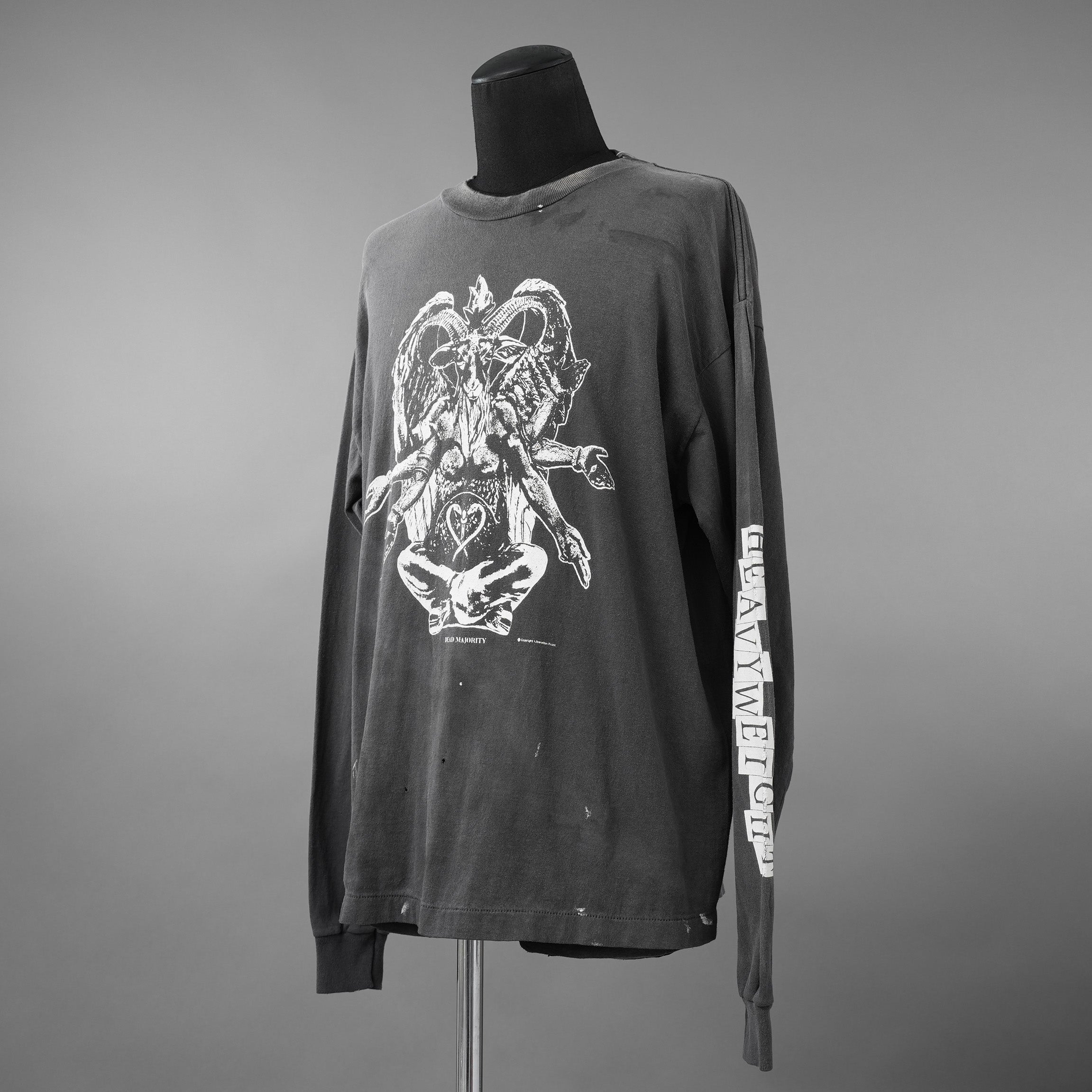未使用 SAINT Mxxxxxx セント マイケル / 25AW LS TEE / HEAVY WEIGHT / 長袖Tシャツ / SM-HR1-0000-033 / size L (BLACK)