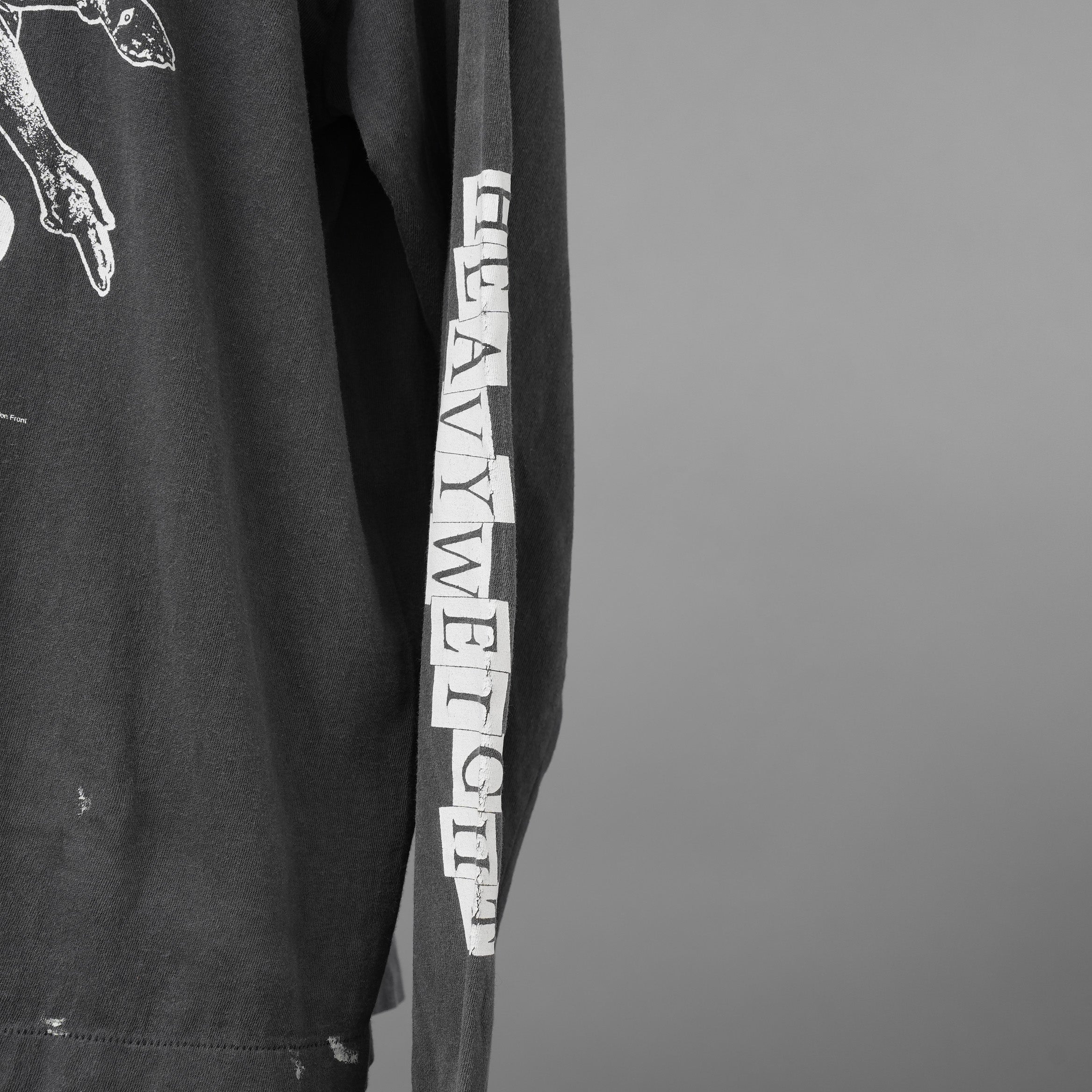 未使用 SAINT Mxxxxxx セント マイケル / 25AW LS TEE / HEAVY WEIGHT / 長袖Tシャツ / SM-HR1-0000-033 / size L (BLACK)