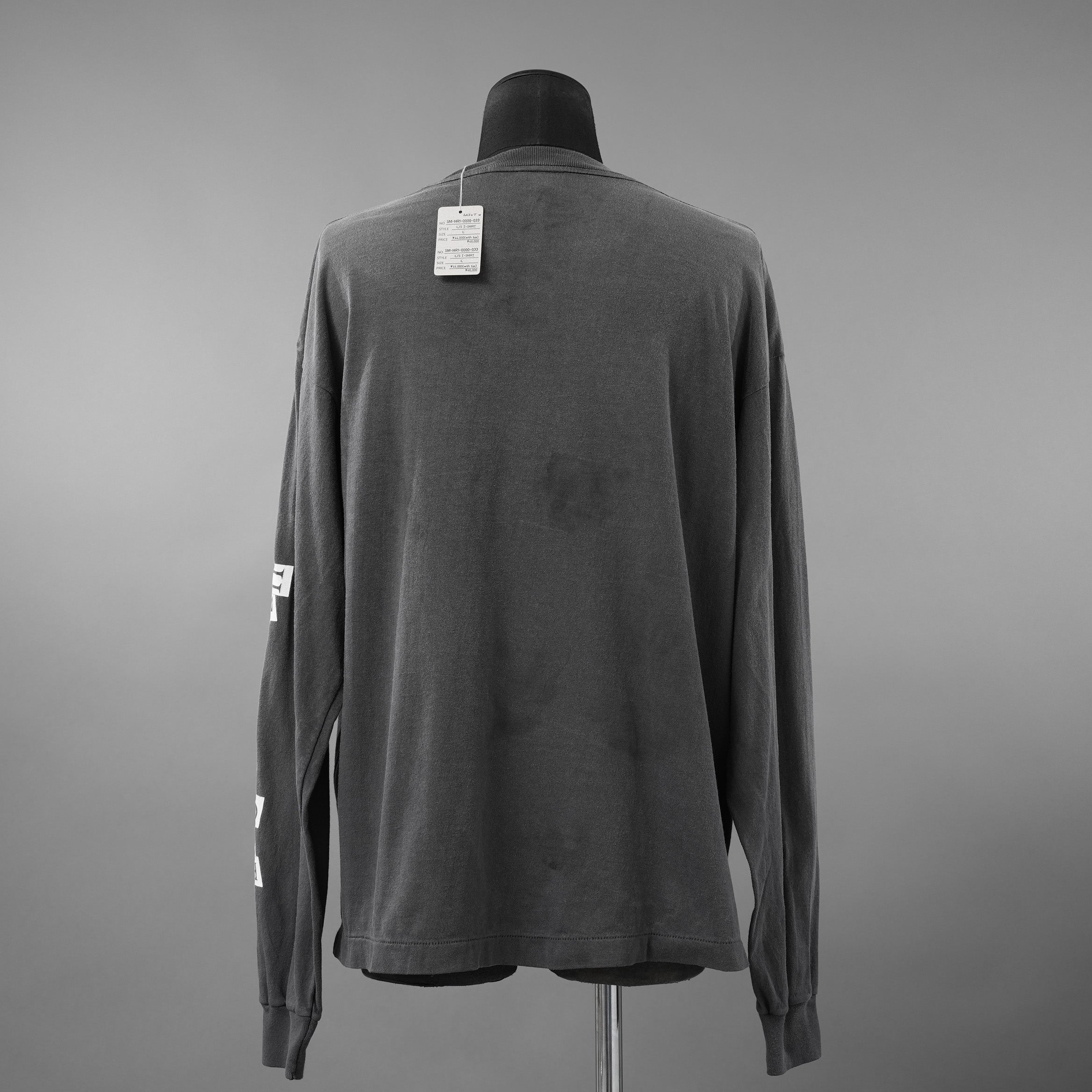 未使用 SAINT Mxxxxxx セント マイケル / 25AW LS TEE / HEAVY WEIGHT / 長袖Tシャツ / SM-HR1-0000-033 / size L (BLACK)