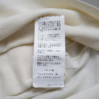HERMES エルメス / ゴルチエ期 コットンシルク ノースリーブ ロング カーディガン / ニット ワンピース / size 34 (IVORY)レディース