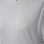 LOUIS VUITTON ルイヴィトン / 25SS モノグラム・フラワー金具 サイドストラップ 半袖Tシャツ / RW191W JG2 FGTS03 / size M （WHITE） レディース