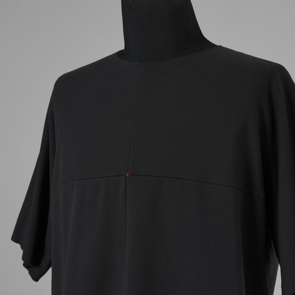 m.a+ エムエークロス / 美品 24SS oversized one piece short sleeve t-shirt 半袖Tシャツ / T211CG-JME / size 44 (BLACK) 352060-uen