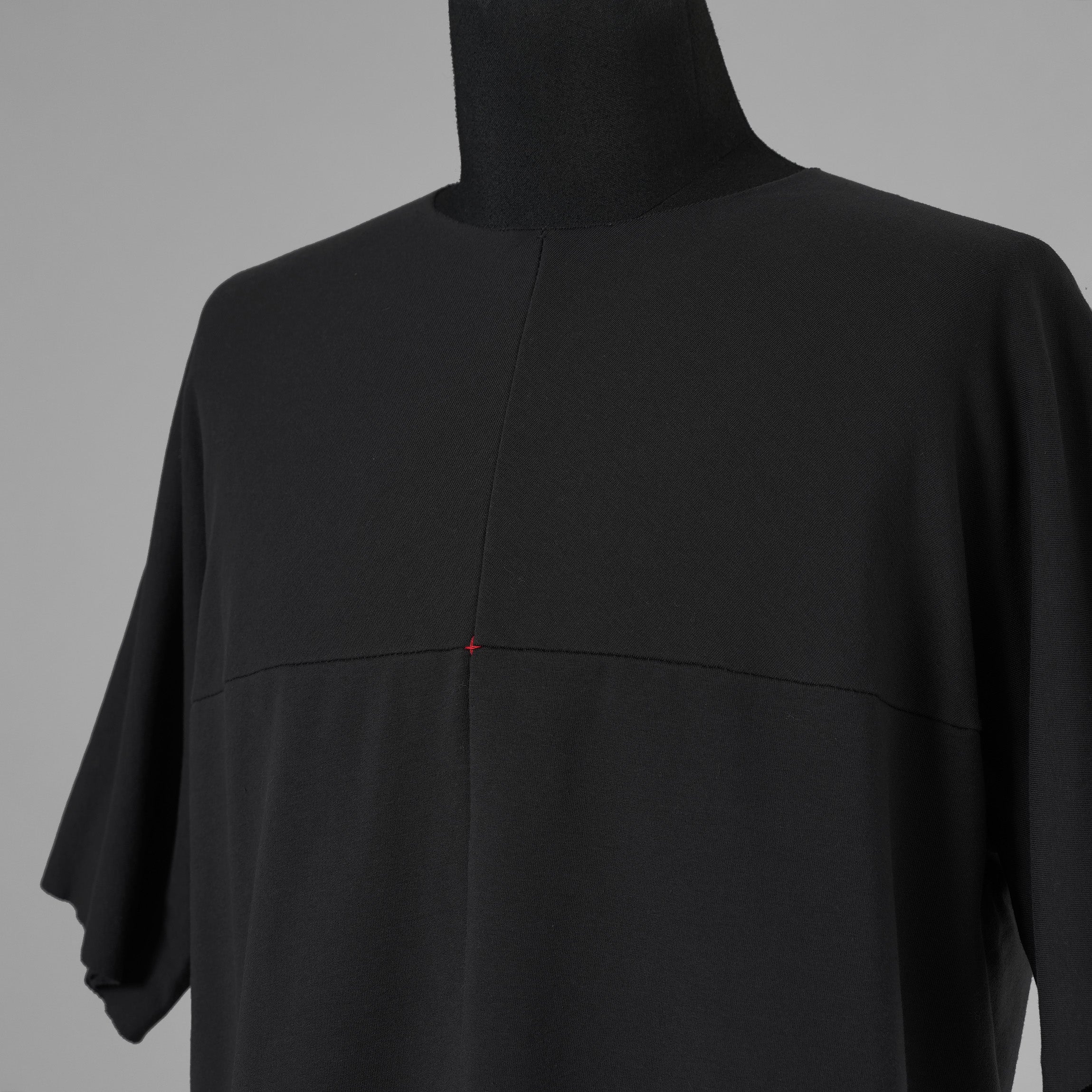 m.a+ エムエークロス / 美品 24SS oversized one piece short sleeve t-shirt 半袖Tシャツ / T211CG-JME / size 44 (BLACK) 352060-uen