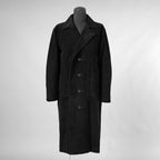 新品 STRUM ストラム / 22AW スエード ホースハイド "ROY" バイカーロングコート アウター / STL066-05 / size M (BLACK) 352061-in-ue