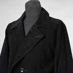 新品 STRUM ストラム / 22AW スエード ホースハイド "ROY" バイカーロングコート アウター / STL066-05 / size M (BLACK) 352061-in-ue