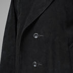 新品 STRUM ストラム / 22AW スエード ホースハイド "ROY" バイカーロングコート アウター / STL066-05 / size M (BLACK) 352061-in-ue