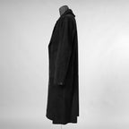 新品 STRUM ストラム / 22AW スエード ホースハイド "ROY" バイカーロングコート アウター / STL066-05 / size M (BLACK) 352061-in-ue