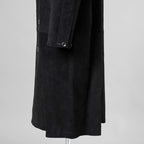 新品 STRUM ストラム / 22AW スエード ホースハイド "ROY" バイカーロングコート アウター / STL066-05 / size M (BLACK) 352061-in-ue