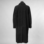 新品 STRUM ストラム / 22AW スエード ホースハイド "ROY" バイカーロングコート アウター / STL066-05 / size M (BLACK) 352061-in-ue