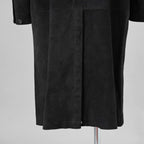 新品 STRUM ストラム / 22AW スエード ホースハイド "ROY" バイカーロングコート アウター / STL066-05 / size M (BLACK) 352061-in-ue