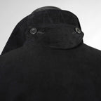 新品 STRUM ストラム / 22AW スエード ホースハイド "ROY" バイカーロングコート アウター / STL066-05 / size M (BLACK) 352061-in-ue