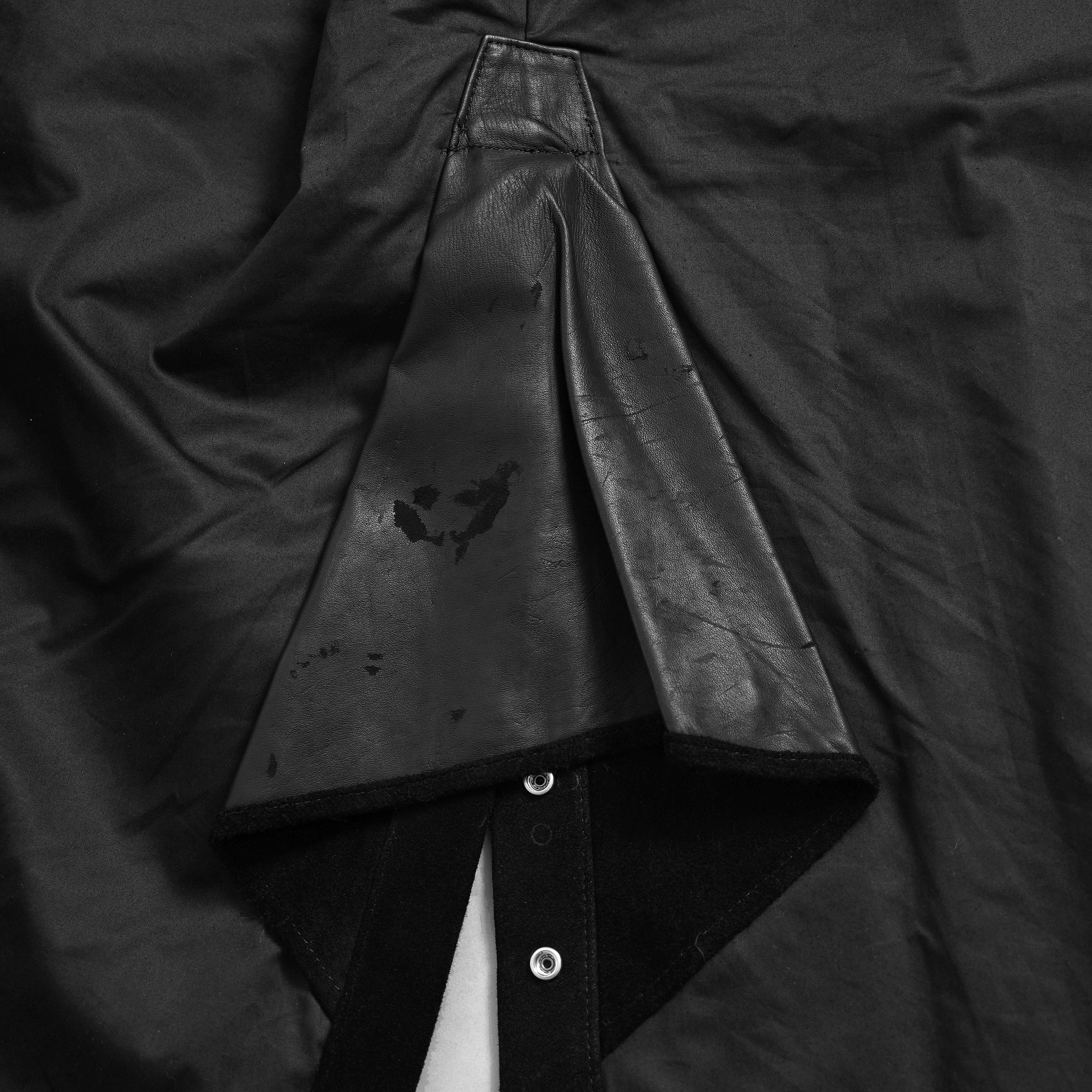 新品 STRUM ストラム / 22AW スエード ホースハイド "ROY" バイカーロングコート アウター / STL066-05 / size M (BLACK) 352061-in-ue