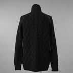 incarnation インカネーション / 美品 23AW VIRGIN WOOL CABRE CARDIGAN with HAND STITCH / ニット / size M (BLACK)