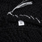 incarnation インカネーション / 美品 23AW VIRGIN WOOL CABRE CARDIGAN with HAND STITCH / ニット / size M (BLACK)