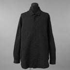 未使用 forme d'expression フォルメ デ エクスプレッション  / 25AW Minimal Outer Shirt / 長袖シャツ / B95F / size M (OFF BLACK)