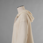 FENDI フェンディ / 美品 21AW カシミア FFエンボス フーディ ニットパーカー / FZX841 ALAK / size 40 (IVORY) レディース 352076-izm