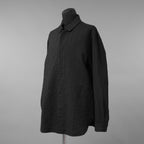 未使用 forme d'expression フォルメ デ エクスプレッション  / 25AW Minimal Outer Shirt / 長袖シャツ / B95F / size M (OFF BLACK)