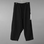 未使用 forme d'expression フォルメ デ エクスプレッション / 25AW Easy Pullon Pants / ウール ラミー パンツ / LGOB / size M (BLACK)