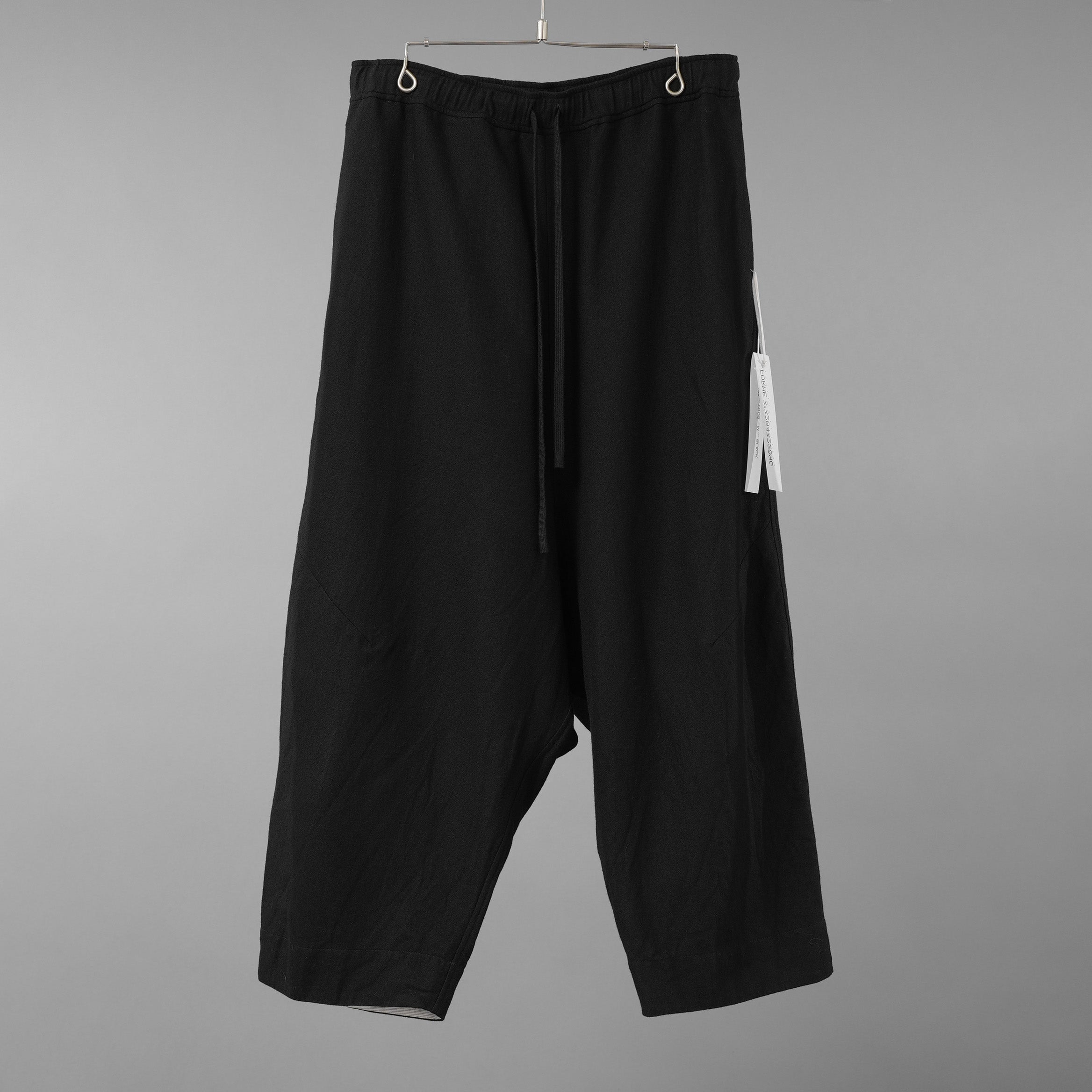 未使用 forme d'expression フォルメ デ エクスプレッション / 25AW Easy Pullon Pants / ウール ラミー パンツ / LGOB / size M (BLACK)