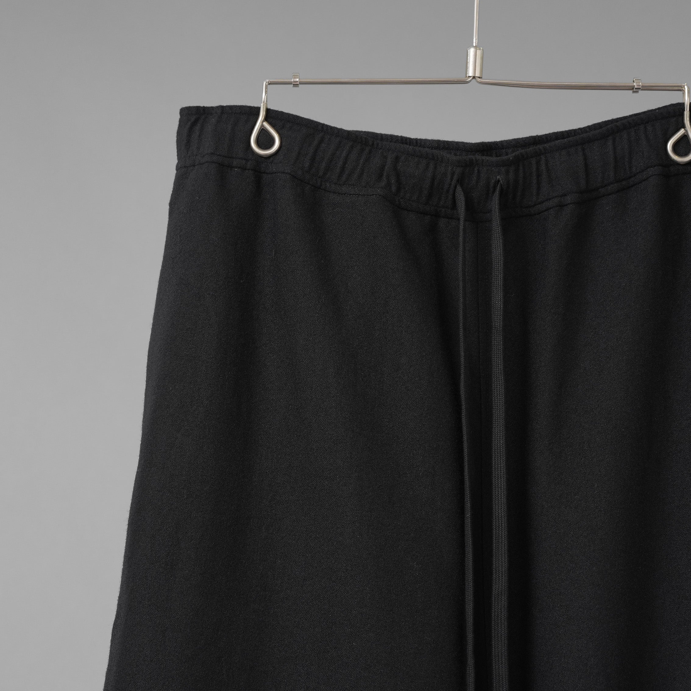 未使用 forme d'expression フォルメ デ エクスプレッション / 25AW Easy Pullon Pants / ウール ラミー パンツ / LGOB / size M (BLACK)