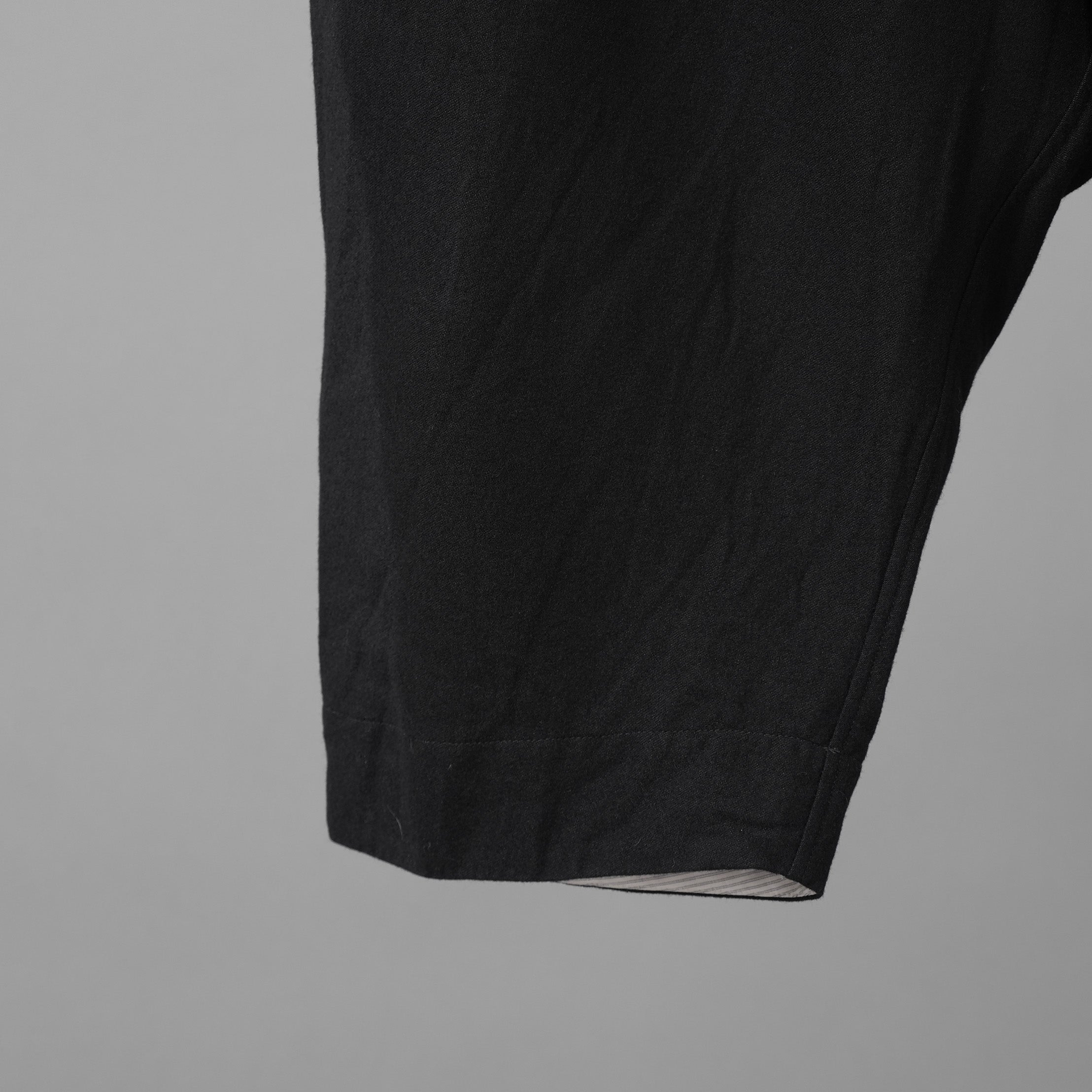 未使用 forme d'expression フォルメ デ エクスプレッション / 25AW Easy Pullon Pants / ウール ラミー パンツ / LGOB / size M (BLACK)