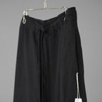 未使用 forme d'expression フォルメ デ エクスプレッション / 25AW Easy Pullon Pants / ウール ラミー パンツ / LGOB / size M (BLACK)