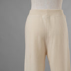 FENDI フェンディ / 美品 21AW カシミア FFエンボス フーディ ニットパンツ / FZR763 ALAK / size 40 (IVORY) レディース 352075-izm
