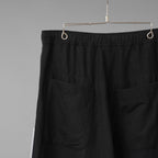 未使用 forme d'expression フォルメ デ エクスプレッション / 25AW Easy Pullon Pants / ウール ラミー パンツ / LGOB / size M (BLACK)