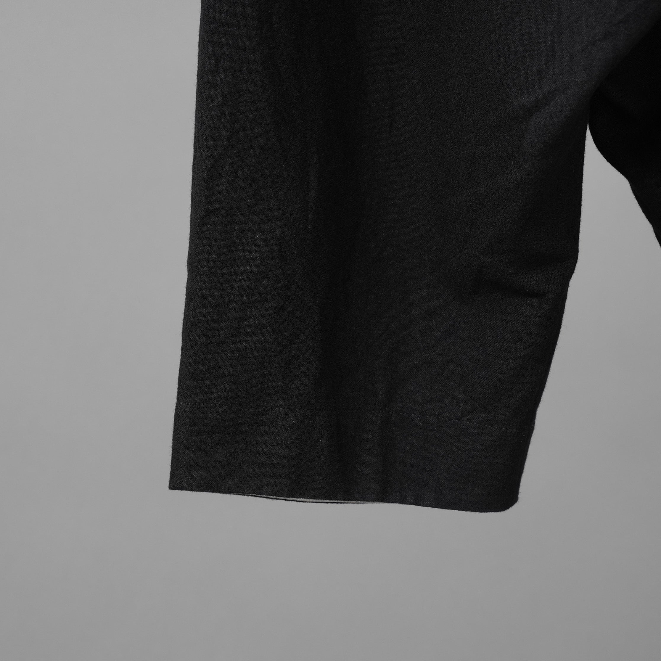 未使用 forme d'expression フォルメ デ エクスプレッション / 25AW Easy Pullon Pants / ウール ラミー パンツ / LGOB / size M (BLACK)