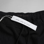 未使用 forme d'expression フォルメ デ エクスプレッション / 25AW Easy Pullon Pants / ウール ラミー パンツ / LGOB / size M (BLACK)
