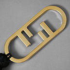 FENDI フェンディ / 美品 ラージフラットポーチ クラッチ バッグ / 8N0178AISP / （GOLD) アクセサリー 352058-izm