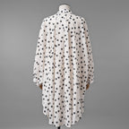 LOUIS VUITTON ルイヴィトン /  22AW LVロゴ・スタープリント ルーズシャツ ワンピース / 星柄 シャツ ワンピース / 1AA9FH / size 34 (IVORY WHITE) レディース