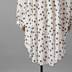 LOUIS VUITTON ルイヴィトン /  22AW LVロゴ・スタープリント ルーズシャツ ワンピース / 星柄 シャツ ワンピース / 1AA9FH / size 34 (IVORY WHITE) レディース
