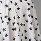 LOUIS VUITTON ルイヴィトン /  22AW LVロゴ・スタープリント ルーズシャツ ワンピース / 星柄 シャツ ワンピース / 1AA9FH / size 34 (IVORY WHITE) レディース