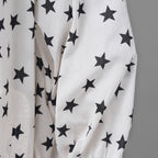 LOUIS VUITTON ルイヴィトン /  22AW LVロゴ・スタープリント ルーズシャツ ワンピース / 星柄 シャツ ワンピース / 1AA9FH / size 34 (IVORY WHITE) レディース