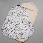 LOUIS VUITTON ルイヴィトン /  22AW LVロゴ・スタープリント ルーズシャツ ワンピース / 星柄 シャツ ワンピース / 1AA9FH / size 34 (IVORY WHITE) レディース
