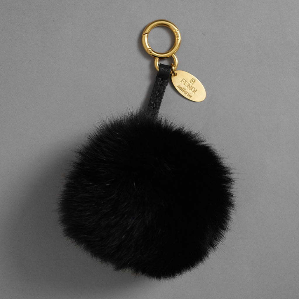 FENDI フェンディ / ポンポン チャーム アクセサリー / (BLACK)  352062-izm