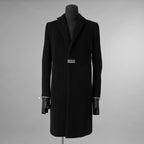 新品 FAGASSENT ファガッセン / 18AW ウールカシミア コート アウター / size 1 (BLACK) 123013-alm