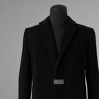 新品 FAGASSENT ファガッセン / 18AW ウールカシミア コート アウター / size 1 (BLACK) 123013-alm