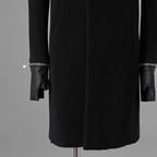 新品 FAGASSENT ファガッセン / 18AW ウールカシミア コート アウター / size 1 (BLACK) 123013-alm