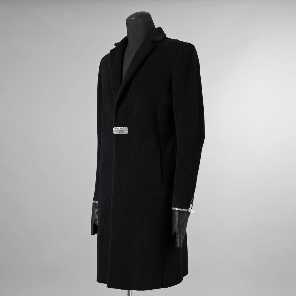 新品 FAGASSENT ファガッセン / 18AW ウールカシミア コート アウター / size 1 (BLACK) 123013-alm
