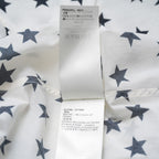 LOUIS VUITTON ルイヴィトン /  22AW LVロゴ・スタープリント ルーズシャツ ワンピース / 星柄 シャツ ワンピース / 1AA9FH / size 34 (IVORY WHITE) レディース