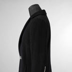新品 FAGASSENT ファガッセン / 18AW ウールカシミア コート アウター / size 1 (BLACK) 123013-alm