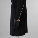 新品 FAGASSENT ファガッセン / 18AW ウールカシミア コート アウター / size 1 (BLACK) 123013-alm