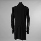 新品 FAGASSENT ファガッセン / 18AW ウールカシミア コート アウター / size 1 (BLACK) 123013-alm